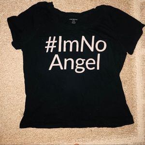 Lane Bryant “I’m No Angel” 100% Cotton T-shirt